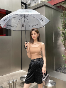 Luxury Womens Clothing Chanel Black Triomphe Short SML A198PP480 AA156964