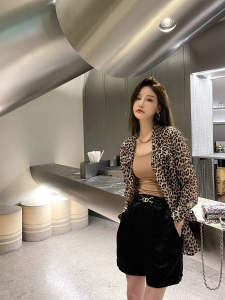 Luxury Womens Clothing Chanel Black Triomphe Short SML A198PP480 AA156964