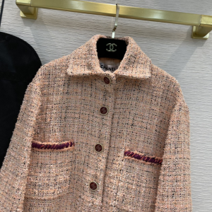 Luxury Womens Clothing Chanel Pink Tweed Jacket SML A198PP1080 AA156960