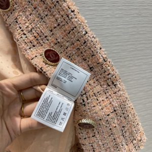 Luxury Womens Clothing Chanel Pink Tweed Jacket SML A198PP1080 AA156960