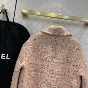 Luxury Womens Clothing Chanel Pink Tweed Jacket SML A198PP1080 AA156960
