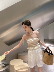 Luxury Womens Clothing Chanel White Triomphe Short SML A198PP480 AA156963