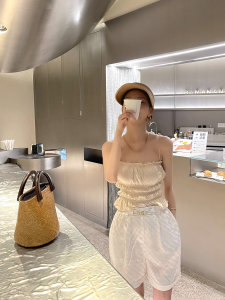 Luxury Womens Clothing Chanel White Triomphe Short SML A198PP480 AA156963