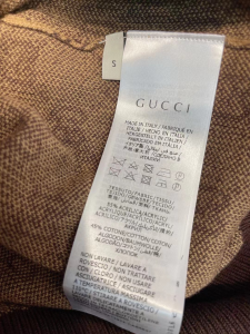 Luxury Womens Clothing Gucci GG Canvas Sweater Vest SML A198PP680 AA156968