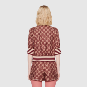 Luxury Womens Clothing Gucci GG Silk Set SML A198PP780 AA157684