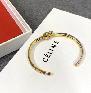 Luxury Womens Jewelry Celine Knot Extra Thin Bracelet A205PP150 AA157697
