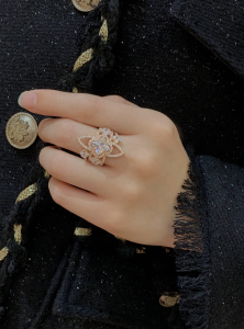 Luxury Womens Jewelry Louis Vuitton Les Ardentes Diamond Ring A205PP240 AA157701