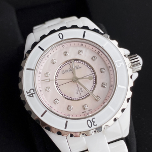 Luxury Womens Watches Chanel J12 White Dial Ladies Watch 33MM A184PP2180 AA157634