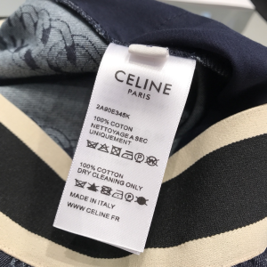 Luxury Womens Clothing Celine Triomphe Denim Black Pants SML A29PP580 AA157766