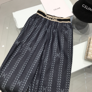 Luxury Womens Clothing Celine Triomphe Denim Black Pants SML A29PP580 AA157766