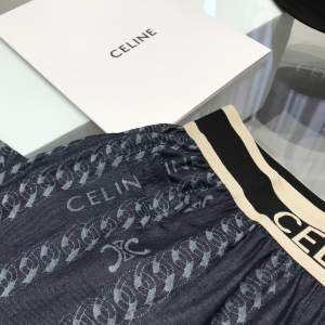 Luxury Womens Clothing Celine Triomphe Denim Black Pants SML A29PP580 AA157766