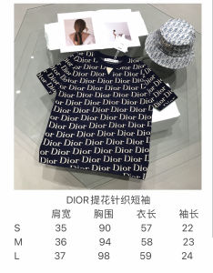 Luxury Womens Clothing Dior Allover Dior Logo Print Knitwear SML A29PP580 AA157765