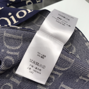 Luxury Womens Clothing Dior Allover Dior Logo Print Knitwear SML A29PP580 AA157765