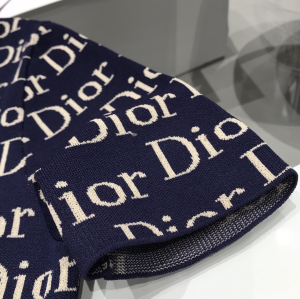 Luxury Womens Clothing Dior Allover Dior Logo Print Knitwear SML A29PP580 AA157765