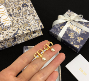 Luxury Womens Jewelry Dior Petit CD Earring A39PP90 AA157775