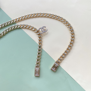 Luxury Womens Belts Chanel 2021 Chain Necklace Belt A28PP240 AA158426