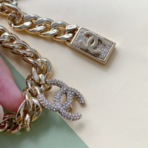 Luxury Womens Belts Chanel 2021 Chain Necklace Belt A28PP240 AA158426
