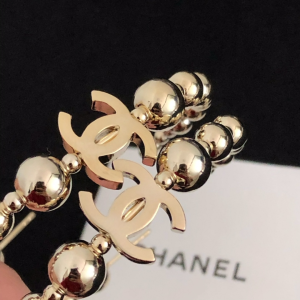 Luxury Womens Jewelry Chanel Vintage Gold Open Cut GG Earrings A39PP195 AA158432