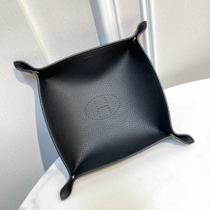 Hermes Bridge Mises ET Relances Mini Change Tray Black Leather Hermes Bridge Mises ET Relances Mini Change Tray Black Leather