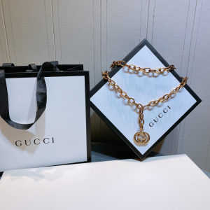 Luxury Womens Belts Gucci Gold Interlocking G Chain Belt A175PP240 AA158880