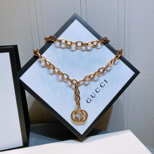 Luxury Womens Belts Gucci Gold Interlocking G Chain Belt A175PP240 AA158880