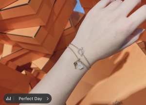 Luxury Womens Jewelry Hermes Kelly Clochette Chain Bracelet A152PP200 AA158824