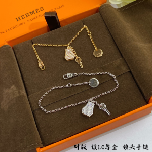 Luxury Womens Jewelry Hermes Kelly Clochette Chain Bracelet A152PP200 AA158824