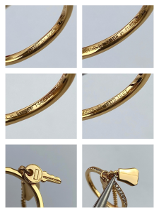 Luxury Womens Jewelry Hermes Kelly Clochette Double Ring A152PP280 AA158826