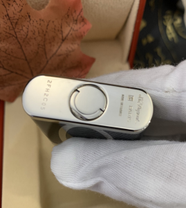 Luxury Womens Lighter ST Dupont Black Finish Lighter A168PP380 AA158853