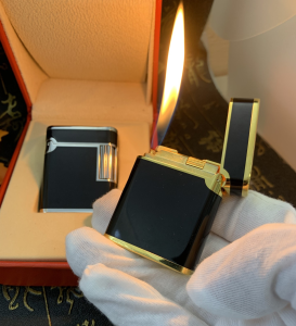 ST Dupont Black Finish Lighter 