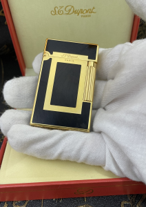ST Dupont Black Gold Finish Lighter 