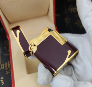 Luxury Womens Lighter ST Dupont Brown Finish Lighter A168PP380 AA158872