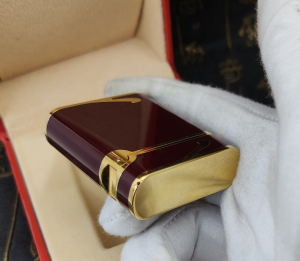 Luxury Womens Lighter ST Dupont Brown Finish Lighter A168PP380 AA158872