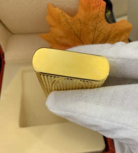 Luxury Womens Lighter ST Dupont Gold Finish Lighter A168PP380 AA158857