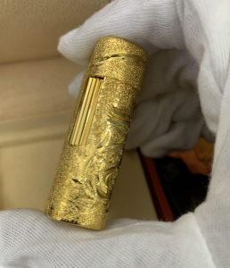 Luxury Womens Lighter ST Dupont Gold Finish Lighter A168PP380 AA158858