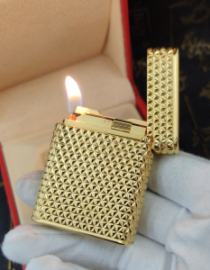 Luxury Womens Lighter ST Dupont Gold Finish Lighter A168PP380 AA158859