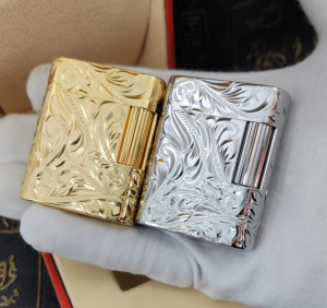 Luxury Womens Lighter ST Dupont Gold Finish Lighter A168PP380 AA158860