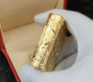 Luxury Womens Lighter ST Dupont Gold Finish Lighter A168PP380 AA158860