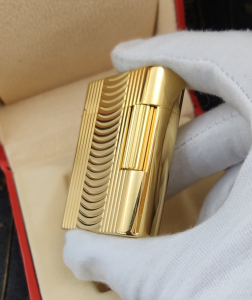 Luxury Womens Lighter ST Dupont Gold Finish Lighter A168PP380 AA158862