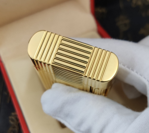 Luxury Womens Lighter ST Dupont Gold Finish Lighter A168PP380 AA158862