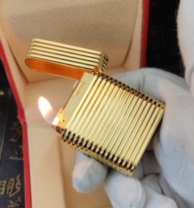 Luxury Womens Lighter ST Dupont Gold Finish Lighter A168PP380 AA158864