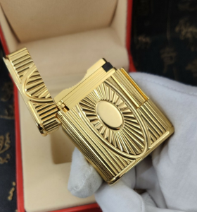Luxury Womens Lighter ST Dupont Gold Finish Lighter A168PP380 AA158870