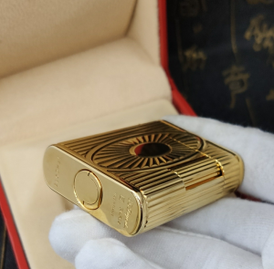 Luxury Womens Lighter ST Dupont Gold Finish Lighter A168PP380 AA158870