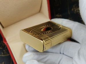 Luxury Womens Lighter ST Dupont Gold Finish Lighter A168PP380 AA158870