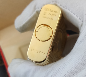 Luxury Womens Lighter ST Dupont Gold Finish Lighter A168PP380 AA158870