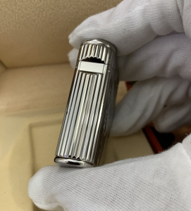 Luxury Womens Lighter ST Dupont Silver Finish Lighter A168PP380 AA158852