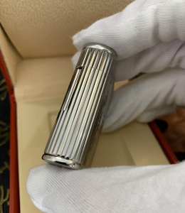 Luxury Womens Lighter ST Dupont Silver Finish Lighter A168PP380 AA158852