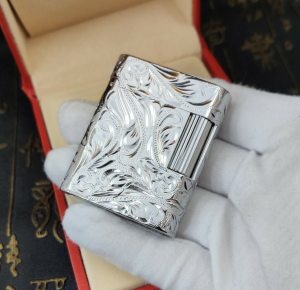 ST Dupont Silver Finish Lighter 
