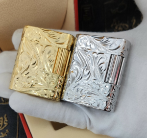 Luxury Womens Lighter ST Dupont Silver Finish Lighter A168PP380 AA158861