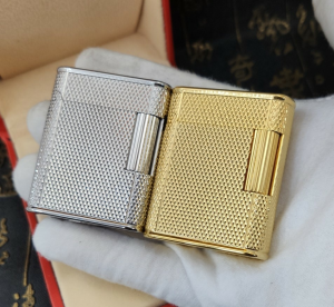 Luxury Womens Lighter ST Dupont Silver Finish Lighter A168PP380 AA158866